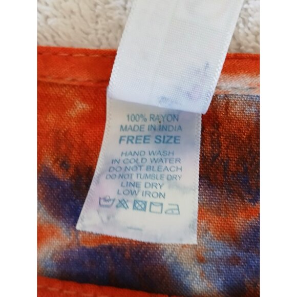 India Boutique Women’s Coverup‎ Free Size Multicolor Embroidery Bohemian Beachy - Picture 15 of 15